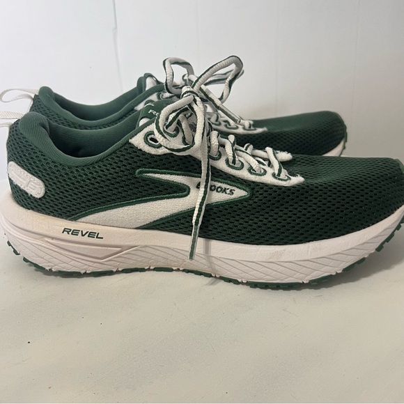Brooks Shoes - Brooks Revel 6 Athletic Running Walking Casual Shoe Sneaker Green White Size 7.5